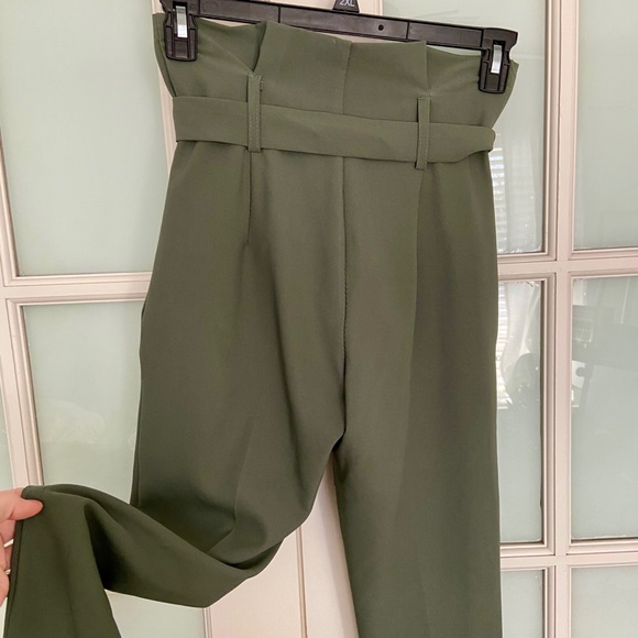 Made in Italy | Olive Green Dress Pants - Picture 10 of 11